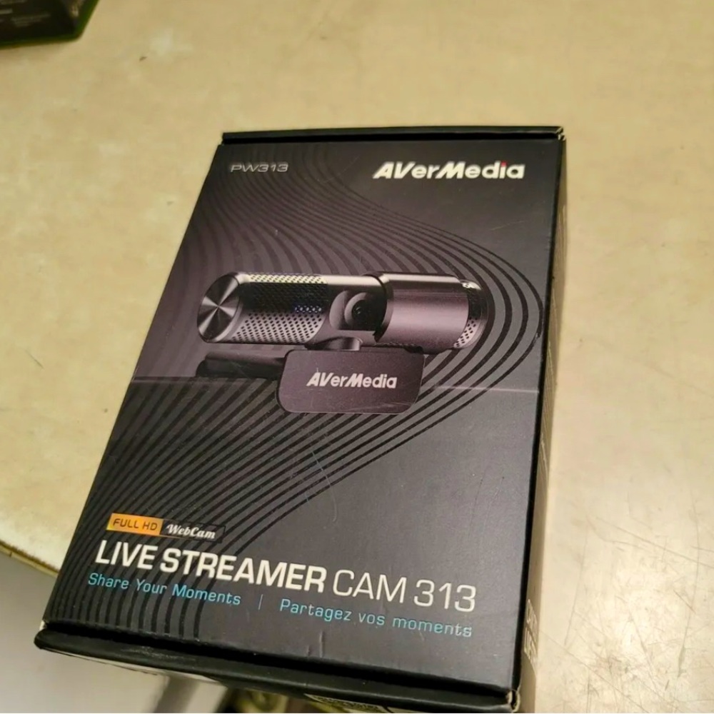 Avermedia, Live Streamer Cam 313, PW313, Full Hd 1080P30 Streaming Webcam